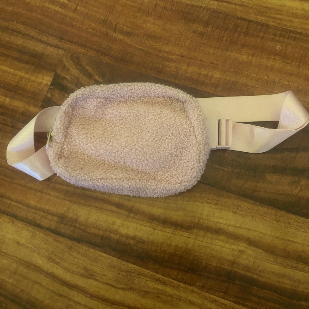 Pink belt bag